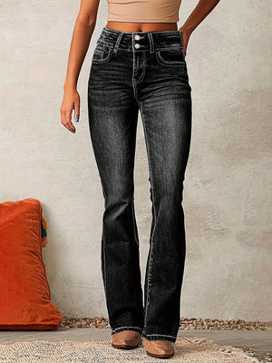 Gwyn - Dame Flare Jeans Med Høj Talje