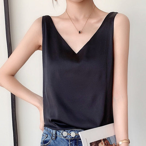 Signe - Dame Satincamisole Top