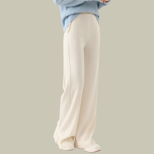 Paislee - Dame Wide Leg Bukser Med Høj Talje