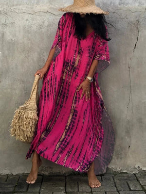 Landen - Dame Kaftan Maxikjole Til Sommer