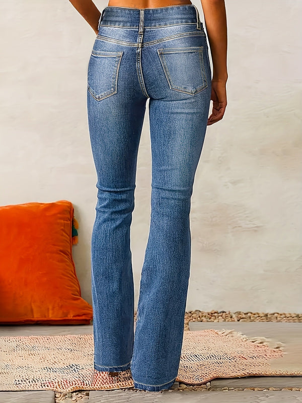 Gwyn - Dame Flare Jeans Med Høj Talje