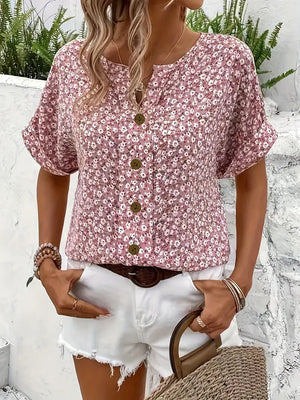 Brighton - Dame Bluse Med Blomsterprint