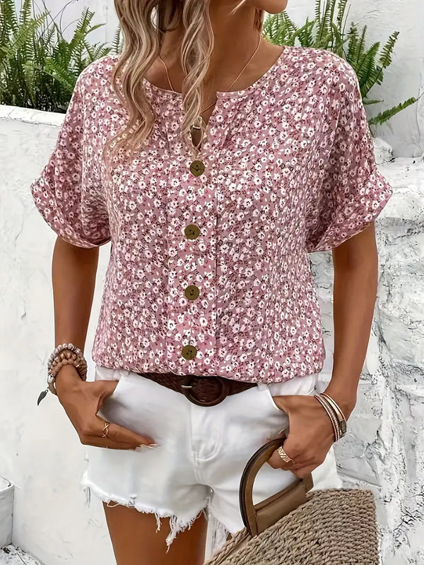 Brighton - Dame Bluse Med Blomsterprint
