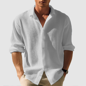 Felix - Langærmet Herre Button Down Skjorte