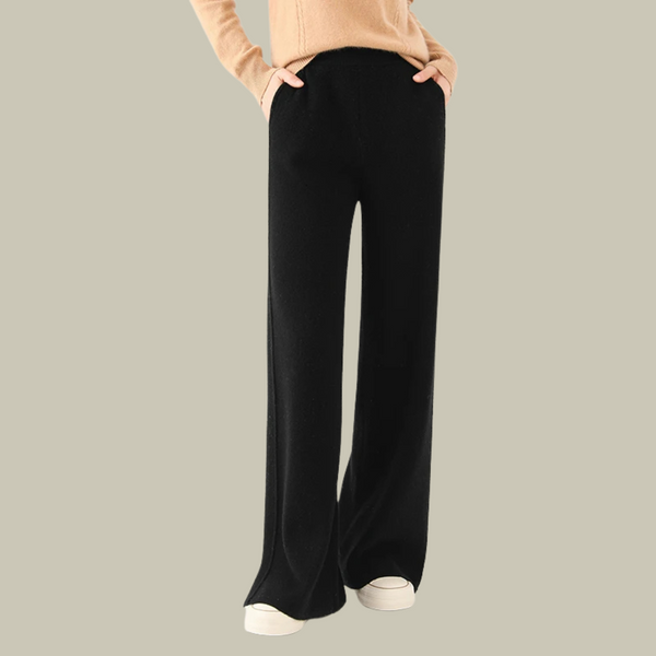 Paislee - Dame Wide Leg Bukser Med Høj Talje