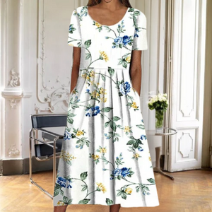 Leona - Elegant Kjole Til Bryllup Gæst