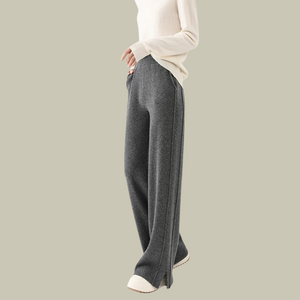 Paislee - Dame Wide Leg Bukser Med Høj Talje