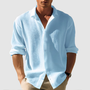 Felix - Langærmet Herre Button Down Skjorte