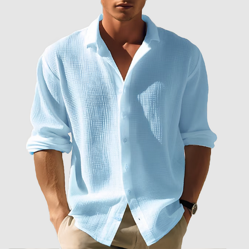 Felix - Langærmet Herre Button Down Skjorte