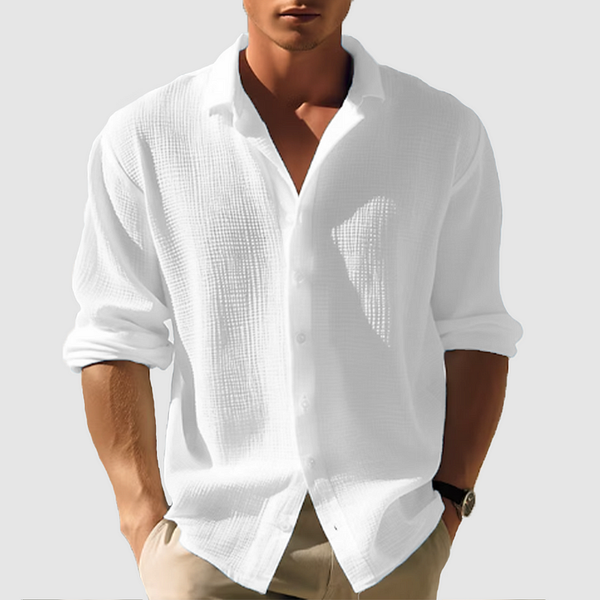 Felix - Langærmet Herre Button Down Skjorte