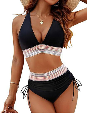 Arlette - Dame Halterneck Bikini Sæt