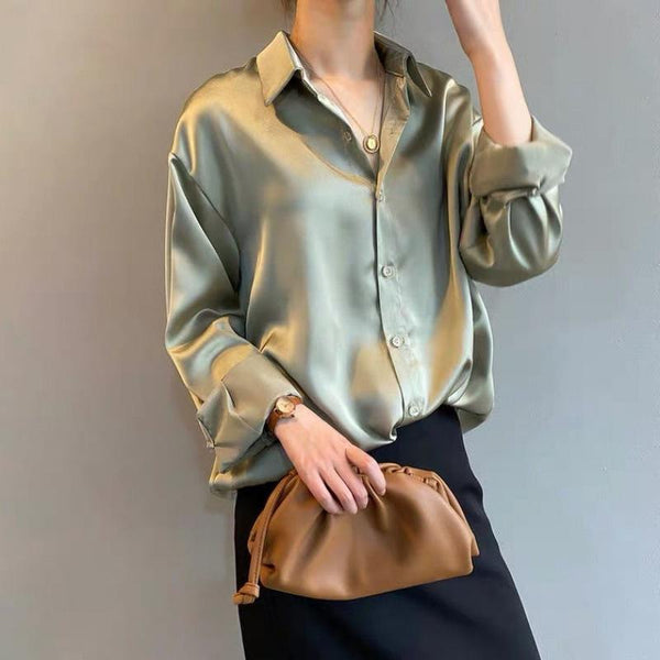 Stine - Damebluse Med Lange Ærmer Loose Fit