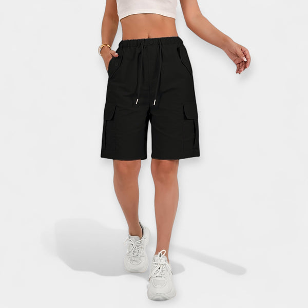 Nadia - Dame Cargo Shorts Med Lommer