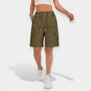 Nadia - Dame Cargo Shorts Med Lommer