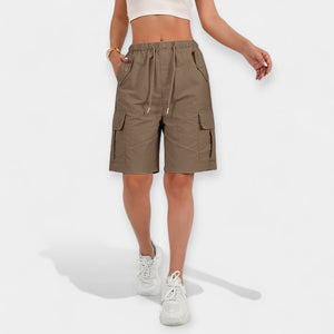 Nadia - Dame Cargo Shorts Med Lommer