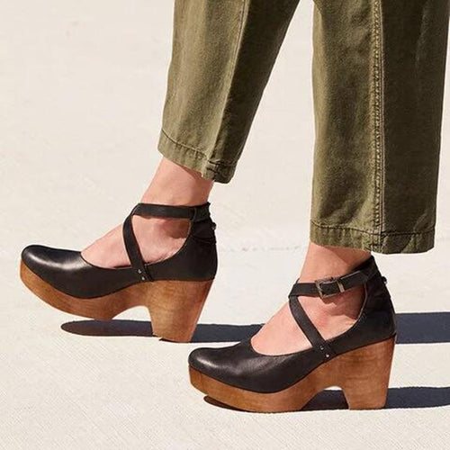 Jacey - Dame Wedge Pumps Med Lukket Tå