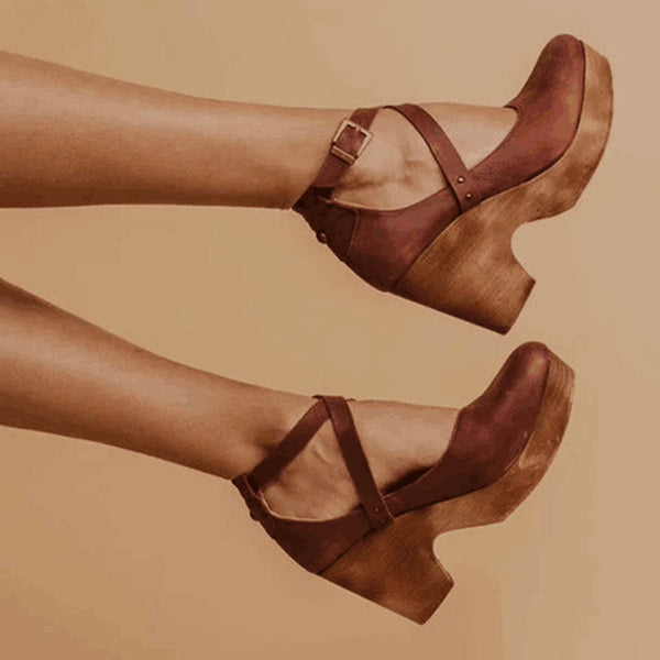 Jacey - Dame Wedge Pumps Med Lukket Tå