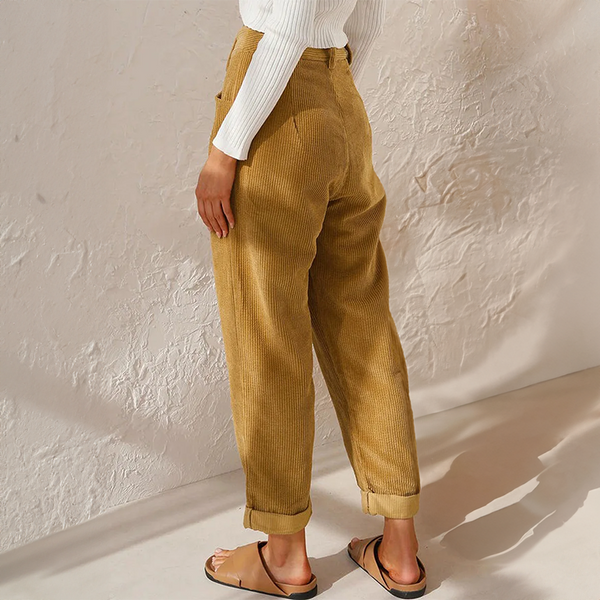 Lindsey - Dame Wide Leg Bukser Med Høj Talje