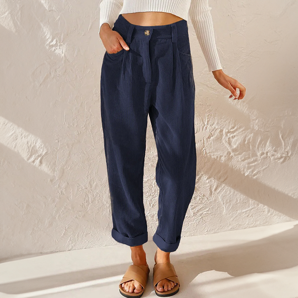 Lindsey - Dame Wide Leg Bukser Med Høj Talje