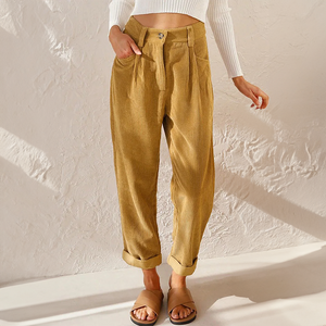 Lindsey - Dame Wide Leg Bukser Med Høj Talje
