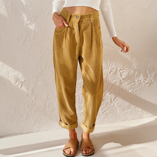 Lindsey - Dame Wide Leg Bukser Med Høj Talje