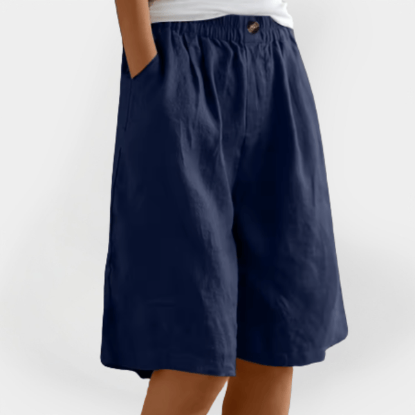 Beatrice - Elastisk Talje Dame Shorts Løstsiddende