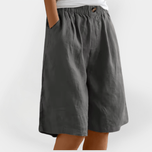 Beatrice - Elastisk Talje Dame Shorts Løstsiddende