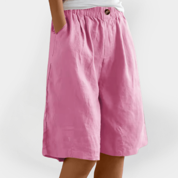 Beatrice - Elastisk Talje Dame Shorts Løstsiddende