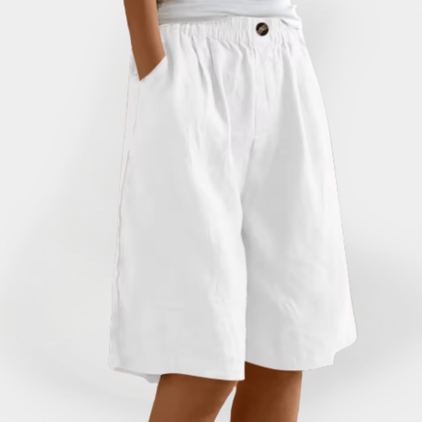 Beatrice - Elastisk Talje Dame Shorts Løstsiddende
