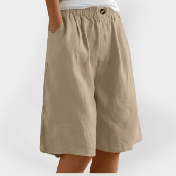 Beatrice - Elastisk Talje Dame Shorts Løstsiddende