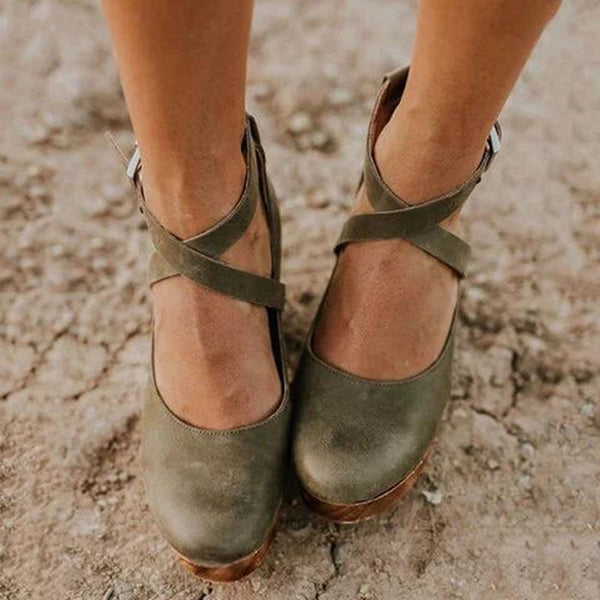 Jacey - Dame Wedge Pumps Med Lukket Tå
