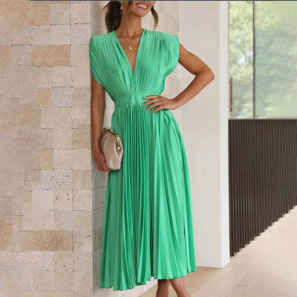 Zenobia - Elegant Blomster Kjole