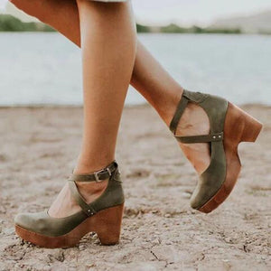 Jacey - Dame Wedge Pumps Med Lukket Tå