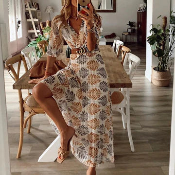 Zoey - Dame Boho Maxikjole