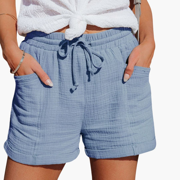 Anya - Snøre Elastisk Talje Dame Shorts