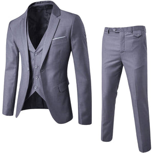 Aaronson - Herre Tredelt Slim Fit Jakkesæt Til Bryllup