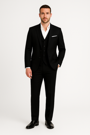 Aaronson - Herre Tredelt Slim Fit Jakkesæt Til Bryllup