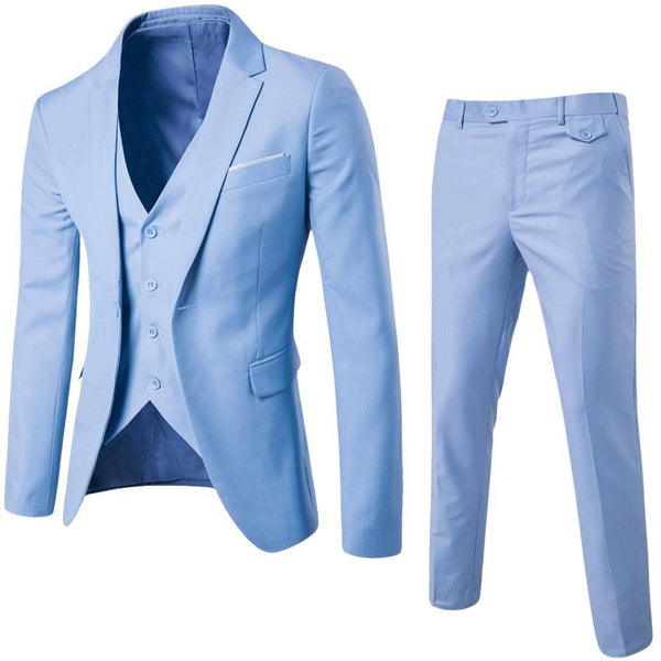 Aaronson - Herre Tredelt Slim Fit Jakkesæt Til Bryllup