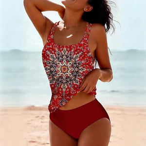 Bellara - Scoop Hals Dame Tankini Sæt