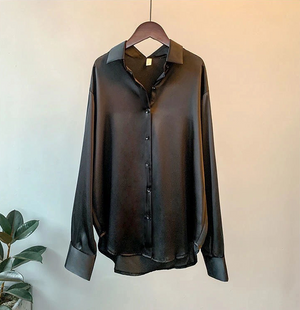 Stine - Damebluse Med Lange Ærmer Loose Fit