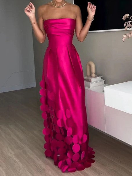Selene - Elegant Blomster Kjole