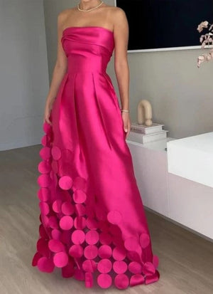Selene - Elegant Blomster Kjole