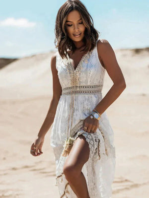 Lailah - Dame Boho Sommer Maxikjole