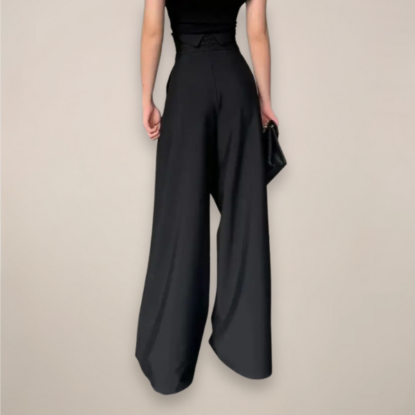 Kiana - Dame Wide Leg Bukser Med Høj Talje