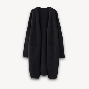 Dorte - Dame Lang Cardigan Åben Fronta