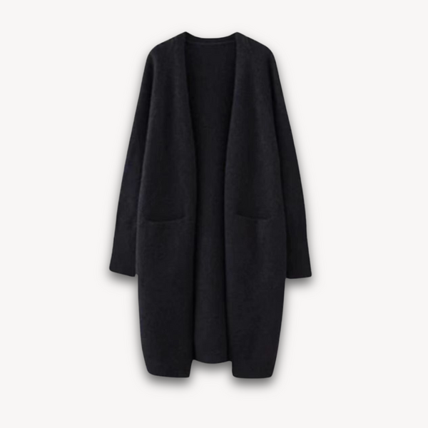 Dorte - Dame Lang Cardigan Åben Fronta