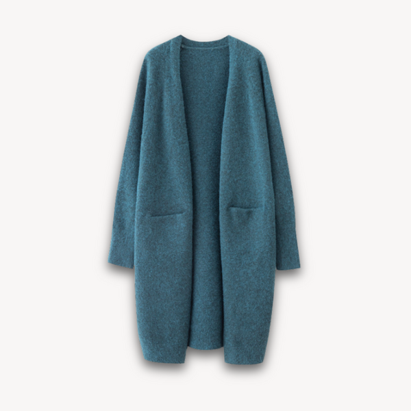 Dorte - Dame Lang Cardigan Åben Fronta