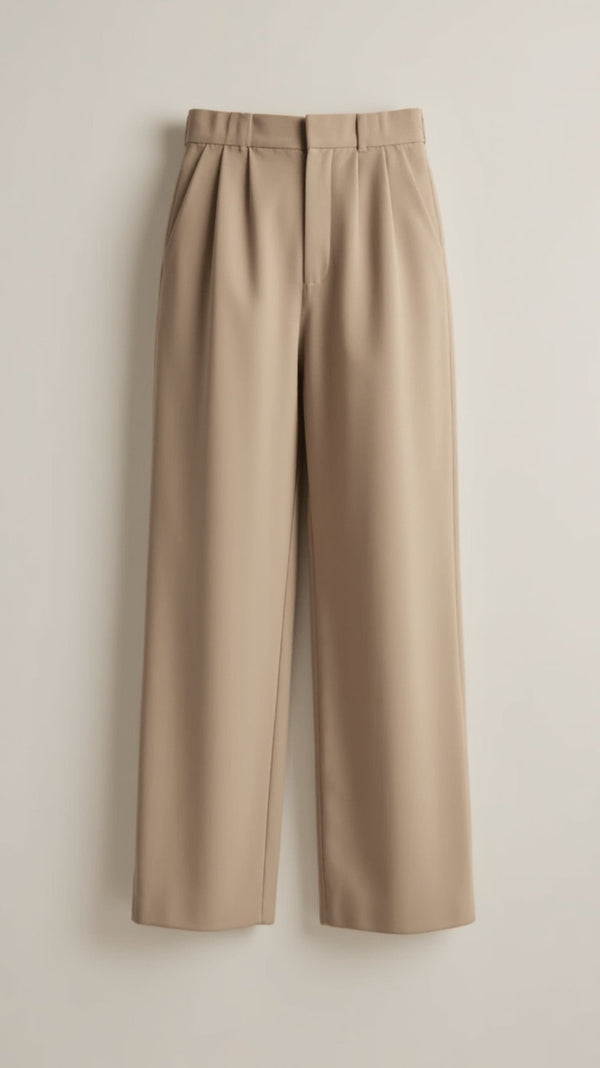 Katalina - Dame Bukser Med Høj Talje Wide Leg