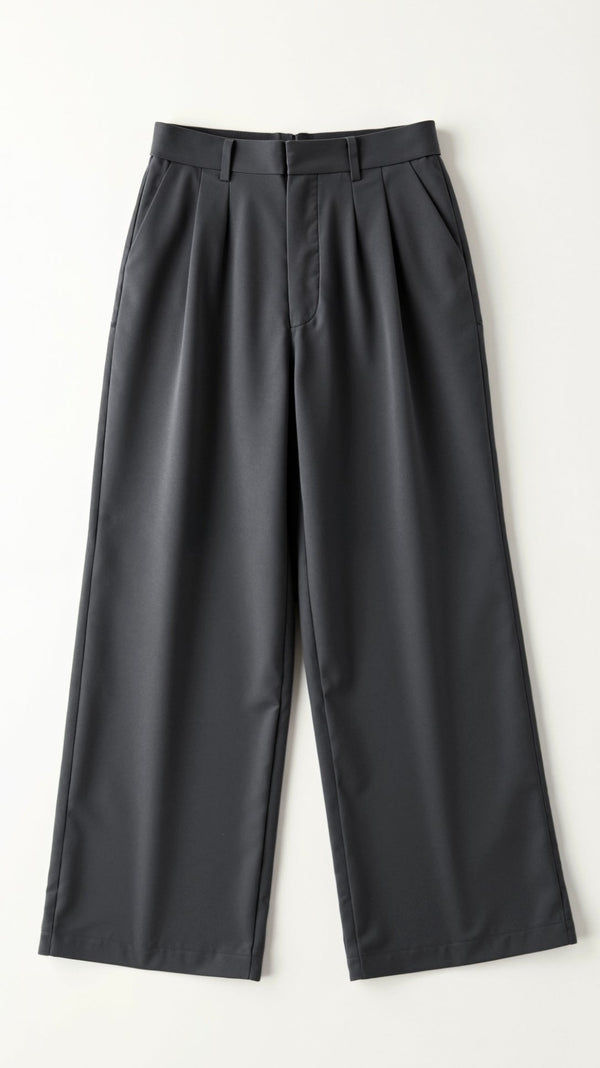 Katalina - Dame Bukser Med Høj Talje Wide Leg