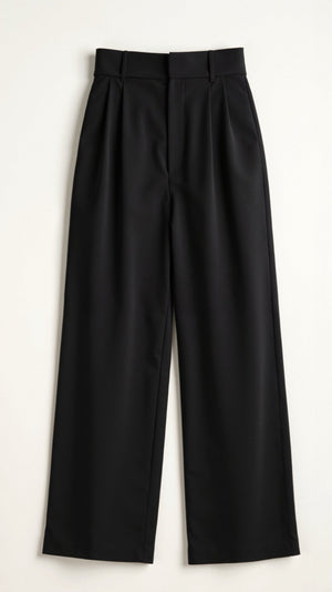 Katalina - Dame Bukser Med Høj Talje Wide Leg